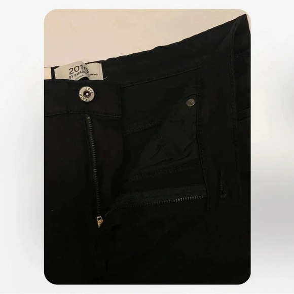 Parasuco 2016 Mid Rise Straight Leg Stretchy Black Size 14 - Picture 7 of 9